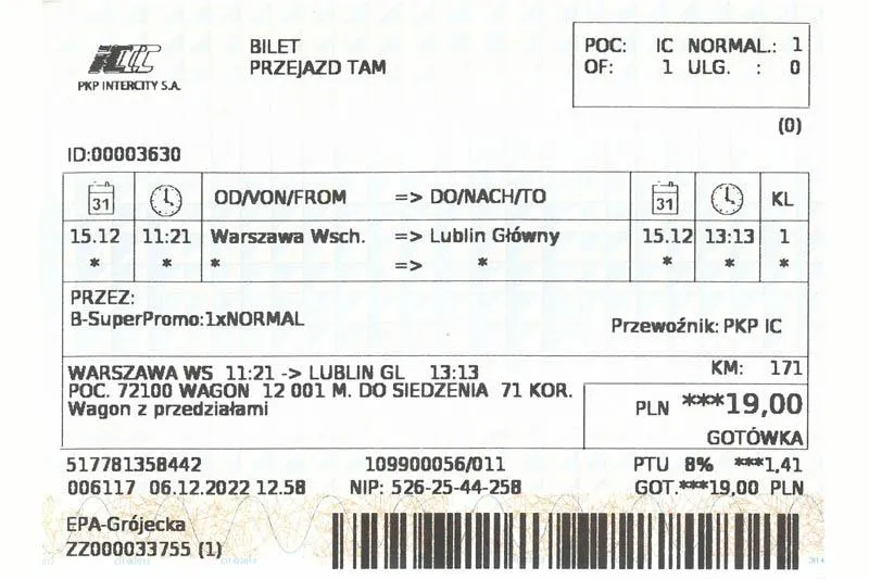 Odszkodowanie opóźnienia pociągów