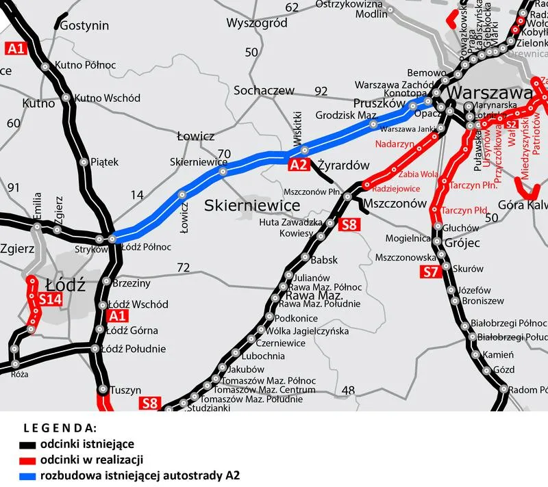 Omijanie bramek i opłat na A2
