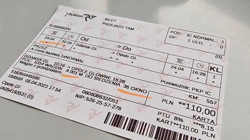 Składanie reklamacji PKP